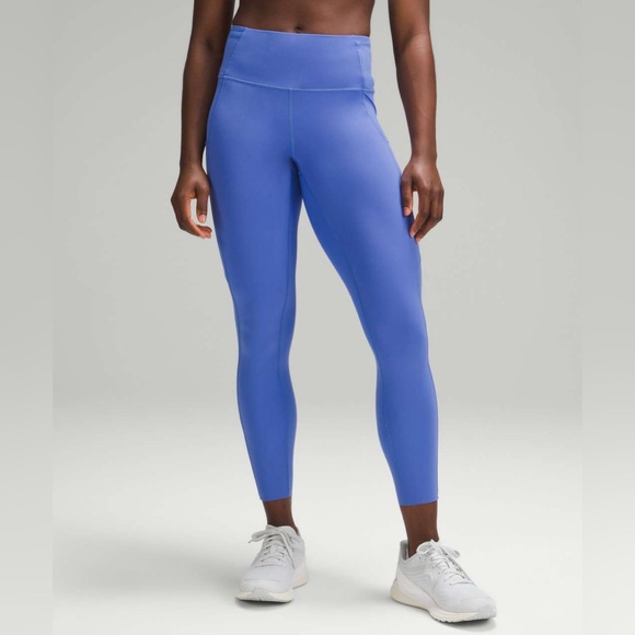 Lululemon Fast and Free High-Rise Tight 25" Wild Indigo Womens Size 18 -NWT - Picture 2 of 7